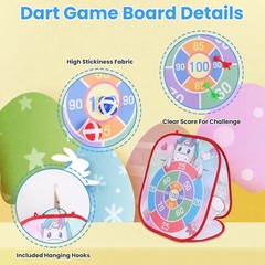Bean Bag Toss Game Toy Outdoor Toss Game Family Party Supplies for Kids Toddlers