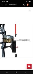 AccuBow 2.0-CF Carbon Fiber Virtual Archery Training Travel Laser Sight
