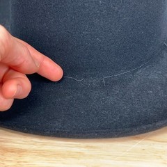 VTG Stetson Pony Express DW460 Sawyer Cowboy Western Black Pure Wool Hat – Sz 7
