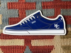 Etnies 2010 Sean Malto Pro Shoe Sticker KC Royal Blue F&F Escapist RARE Decal