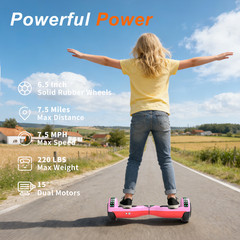 Commugo Hoverboard Electric Bluetooth Speaker Self-Balancing Scooter UL 2272