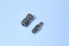 P&W High Pressure Quick Disconnect Set 1/8″ NPT Female Threads Open Flow 3002