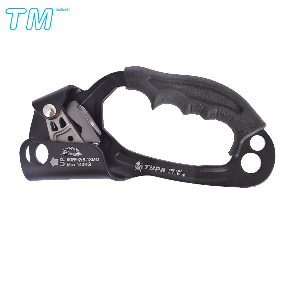 Ascender Rock Climbing Tree Arborist Rappelling Gear Rope For 8~13mm Al-Mg Alloy