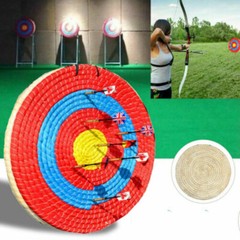 Handmade Round Straw Archery Target 50cm for Recurve Compound Bow Target Arrows