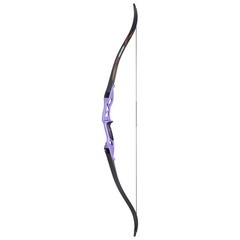 56″Archery Takedown Recurve Bow 18-50lbs Metal Riser for Hunting Shooting Target