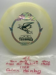 2018 Calvin Heimburg glow Teebird3 Innova disc golf Team 2 color stamp 175g