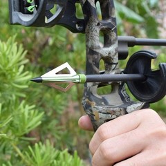 20» 12x Crossbow Bolts Carbon Shafts ID 7.6mm/3 x Lighted Nocks Archery Hunting