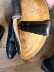 Tony Lama Black Leather Western Equestrian Cowboy Boots