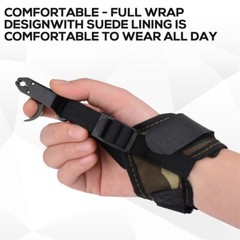 1X Caliper Release Aid Trigger Wrist Strap Adult Archery Compound Bow Hunting