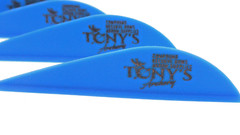2.5″ Vanes Tonys All New Super Wave Archery Vanes Blue 50PK TNYSWV3343F