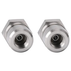 3AN Male to 3/8-24 3/16″ Inverted Flare Stainless Steel 3AN to 3/8-24 – 2PCS
