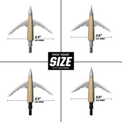 Bowmar Archery Beast Broadheads, World’s Fastest Deploying Broadhead, Patente…
