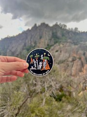 Glow in the dark, Kodama Patch, Princess Mononoke Iron on patch for cap backpack