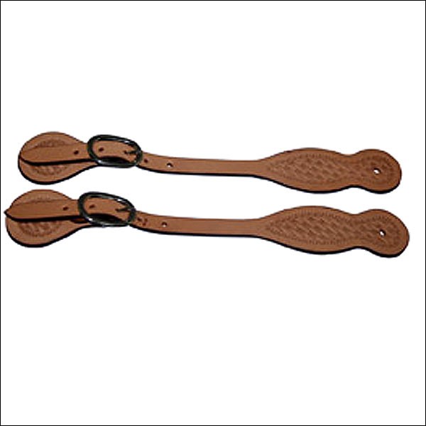 27AI U-180062 Hilason Russet Leather Spur Strap 5/8In Skirt Western Cowboy