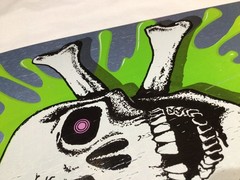 Vintage 1985 BRAND X SKATE DECK Original DedHed Skull Skateboard nos new og RARE