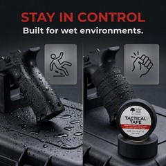 Water-Resistant Gun Grip Tape – Non-Slip Tactical Tape for Rifles & Shotguns