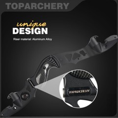 Archery 62″ Takedown ILF Recurve Bow for Right Hand Hunting Competition Athletic