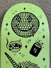 Ryan Reyes TANKED Creature Skateboards glow in the dark sketchy tank used