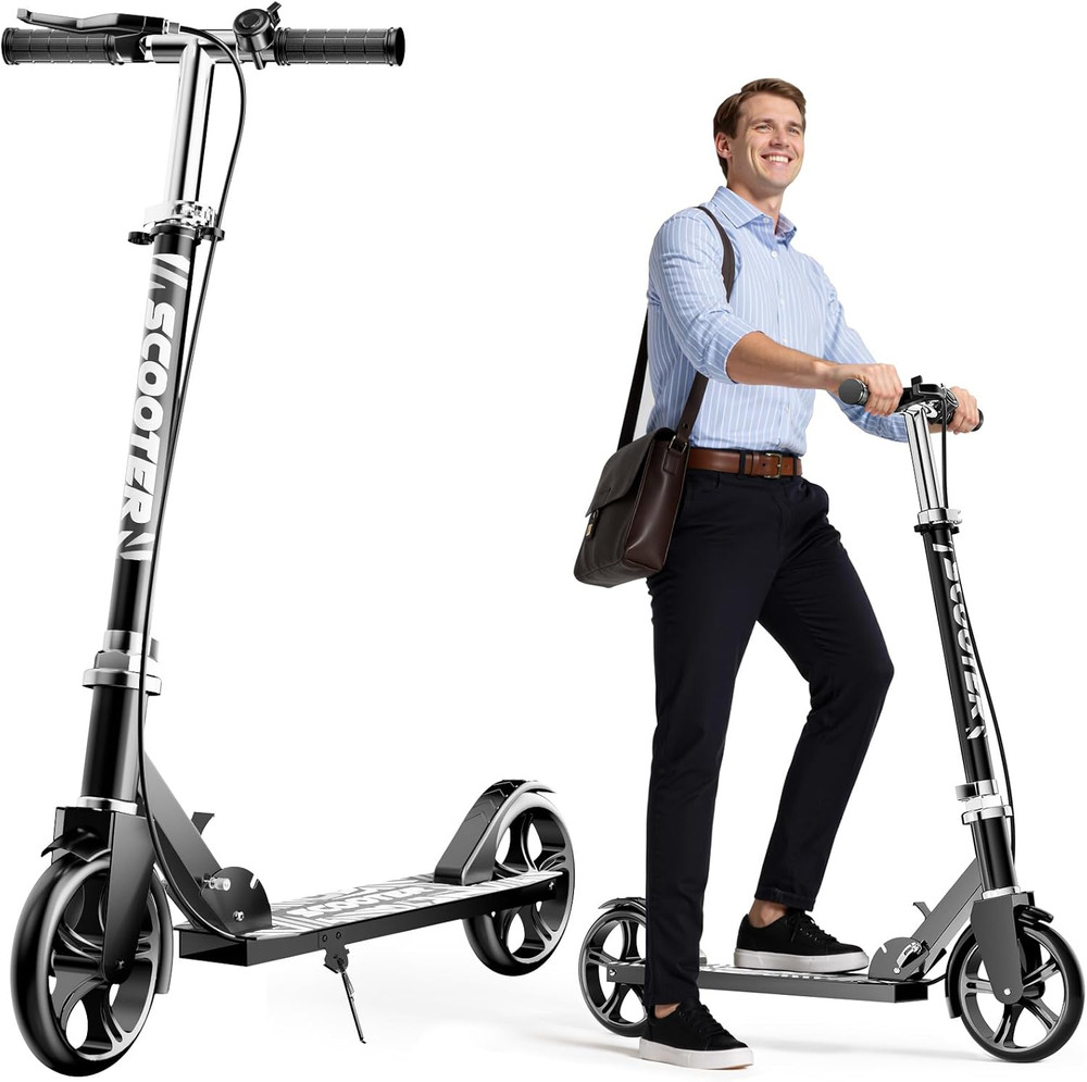 Scooters for Kids 8-12, Teens & Adults – Load 240 LBS, 8-Inch Wheels, Kick Scoot