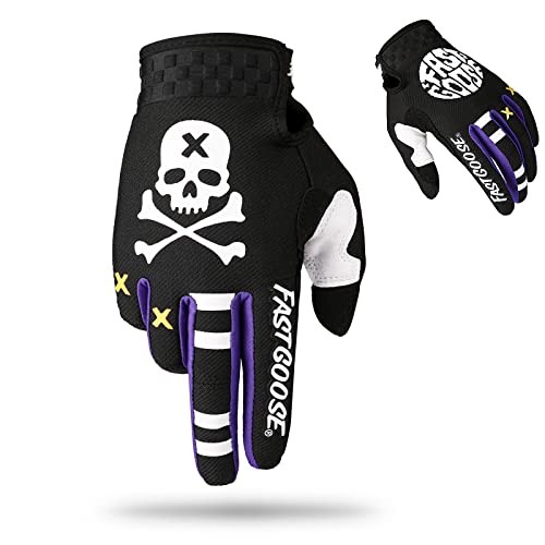 Dirt Bike Motorcycle Gloves – Motocross, Motorbike & ATV Off Road Large Black