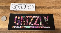Grizzly Griptape Grandaddy Purp Bar Sticker Torey Pudwill Skateboarding Supreme
