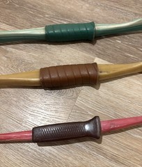Lockslay Bows Old Vintage Antique Set of 3 (98445/98446) & Red Unknown Brand Bow