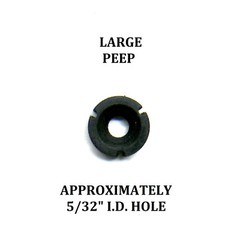 LARGE SHURZ-A-PEEP BOW SIGHT COMPOUND LONG RECURVE BOWS HUNTING TARGET