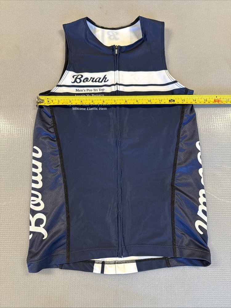 Borah Teamwear Men’s Pro Tri Triathlon Top Medium M (9433-B)