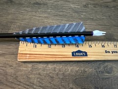 (12) Rose City PO Cedar NIGHTFALL 5S 11/32″ PAINTED & MATCHED 40-45# Arrows [v3]