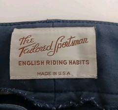 Tailored Sportsman Womens Riding Pants Breeches 38×30 Navy Blue USA *Notes*