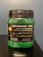 CyberGun ULTRASONIC BBs .12G – 10,000 Rounds 6MM Softair Caliber #77993 NIP NEW