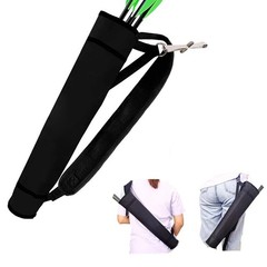 KURUGEILI Archery Quiver Back and Hip Quivers Approx. 18in x 3in, Black
