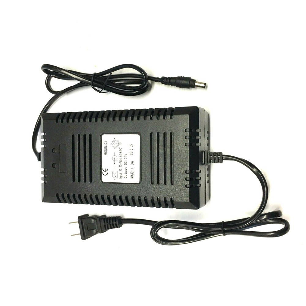 CARGADOR RÁPIDO SCOOTER ELÉCTRICO 24V 1,8 AMP ENCHUFE COAXIAL ILUMINACIÓN PLUSE