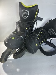 Rollerblade Macroblade 80 ALU Men’s Fitness Inline Skates – Black/Lime, Size 11