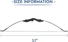 20-40lb 57″inch Archery Takedown Recurve Bow Set Right Left Hand Practice Target