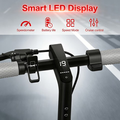 LADPED 10‘’ Electric Scooter 500W 22MPH Max Speed Adult APP Smart control Shock