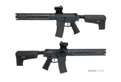 Krytac War Sport Licensed LVOA-S M4 Carbine Airsoft AEG Rifle Model: Combat Grey