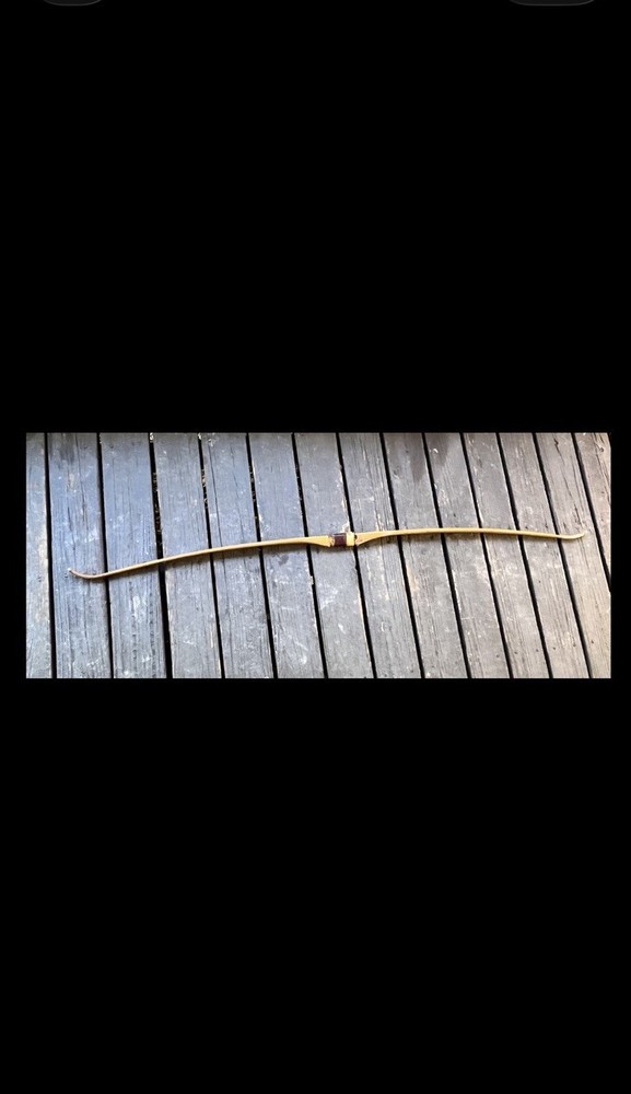 Handmade Antique Wood Recurve Bow 66” – *Make Not Known