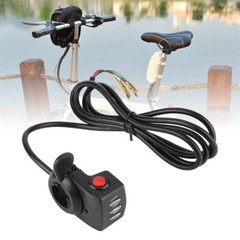36V 7/8″ E-bike Electric Bike Scooter LED Twist Throttle Thumb Control Assembly