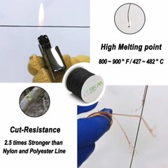 Kevlar Cord 50~1500lbs Braided Kevlar Fishing Line Outdoor Rope Made with Kevlar