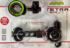 HHA TETRA RYZ X3 SHORT BAR DOVETAIL 3 .019 PIN SIGHT MATHEWS BRIDGE LOCK LIFT X