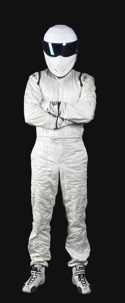 The Stig White Costume Kart Racing Suit replica Karting Gear All sizes