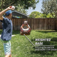 Inflataman Baseball Toss Challenge Inflatable Catcher Strike Zone Game