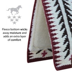 PROFESSIONAL’S CHOICE Ventana 33x38in Cranberry Saddle Pad (WSPCV-33CRA)