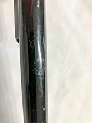 Vintage Antique MARX Wood Metal Pop Cork Gun Rifle Made in Great Britain