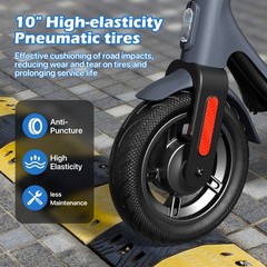 Adult Folding 350W/10.2AH Electric Scooter 30KM Range High Speed E-Scooter + APP
