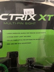 New Fuse Archery Vectrix XT Multi-Pin Sight 3 Pin Archery Bow Sight 1532485