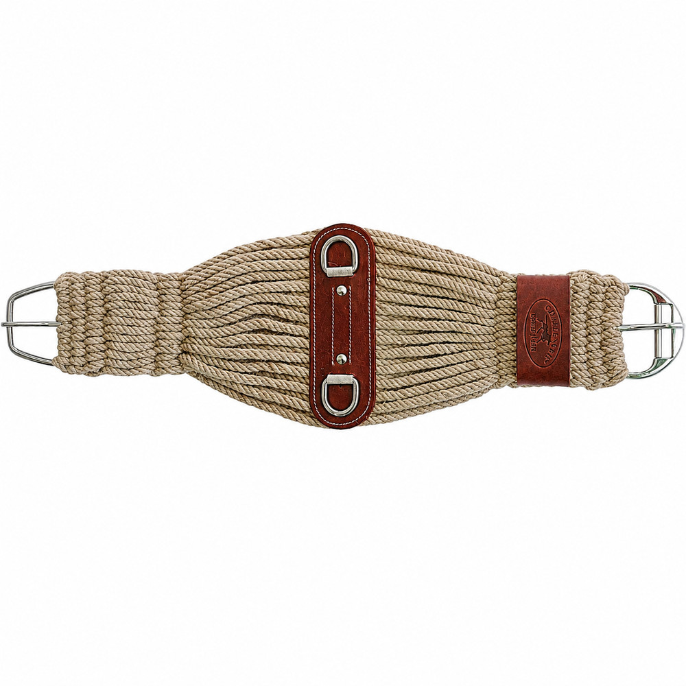 Horse Western 26 Strand Double Weave Two-Tone Mohair Roper Cinch 97143