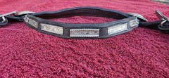 Vintage SIMCO Rope Edge Alpaca Silver Bars Small Cob Pony Show Headstall Bridle