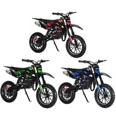 Gas Dirt Bike 49CC 2-Stroke Motorcycle w/Off-Rode Tire Up to 25 Mph,Load 330LBS